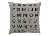 'IOU' Alphabet Cushion with insert FREE SHIPPING