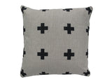 Cross Your Heart natural Cushion with insert FREE SHIPPING