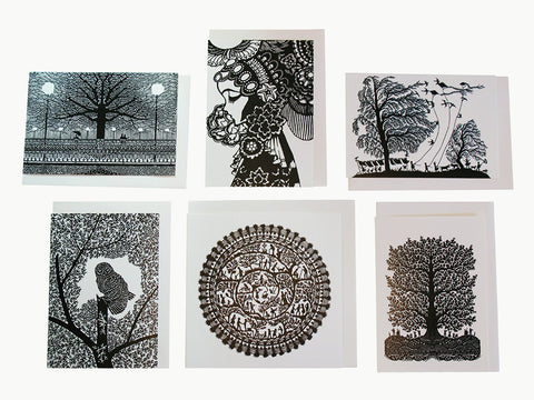 Papercut Card Collection - Set of 6 | A6 FREE SHIPPING