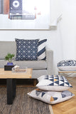 Cross Your Heart natural Cushion with insert FREE SHIPPING